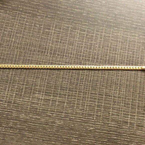 14kt Stamped gold bracelet 8" - Picture 4 of 4